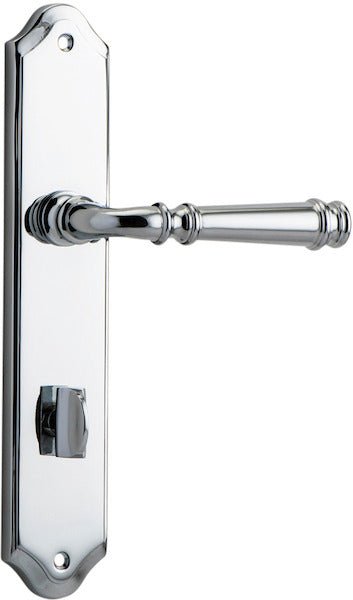 Verona Lever - Shouldered Backplate - Ella Grace - Iver - Polished Chrome - Door Levers