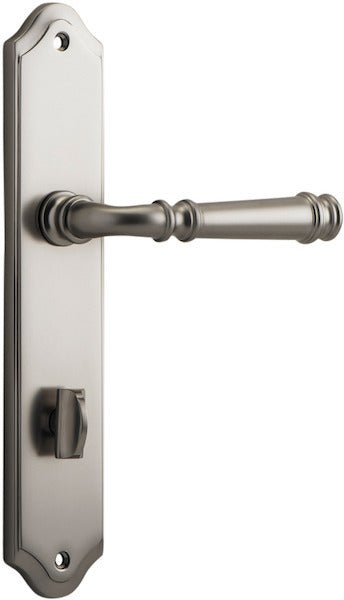 Verona Lever - Shouldered Backplate - Ella Grace - Iver - Satin Nickel - Door Levers