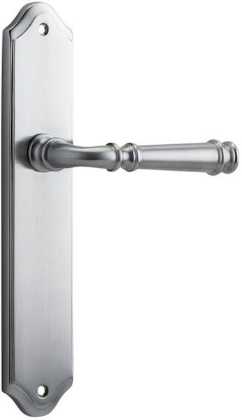 Verona Lever - Shouldered Backplate - Ella Grace - Iver - Brushed Chrome - Door Levers