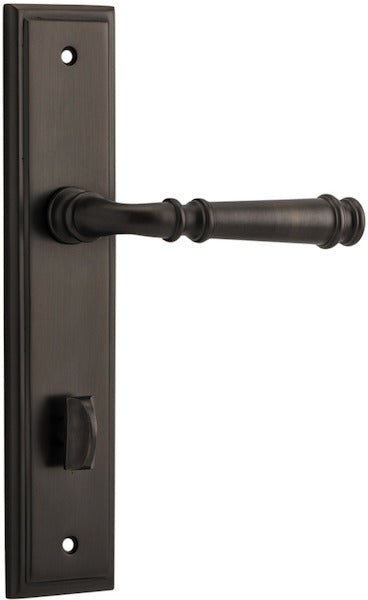 Verona Lever - Stepped Backplate - Ella Grace - Iver - Signature Brass - Door Levers